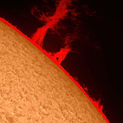 太陽プロミネンス 2023/03/15