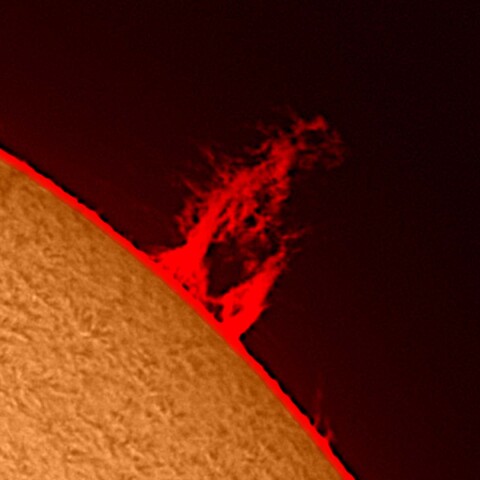 太陽プロミネンス 2023/03/16