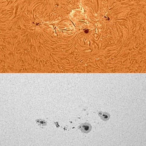 太陽活動領域#13285&#13288 2023/04/29