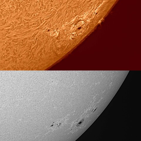 太陽活動領域#13285&#13288 2023/05/03