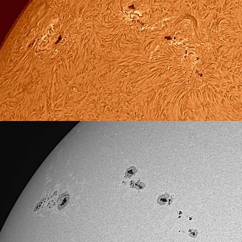 太陽活動領域#13293&#13296&#13297 2023/05/04