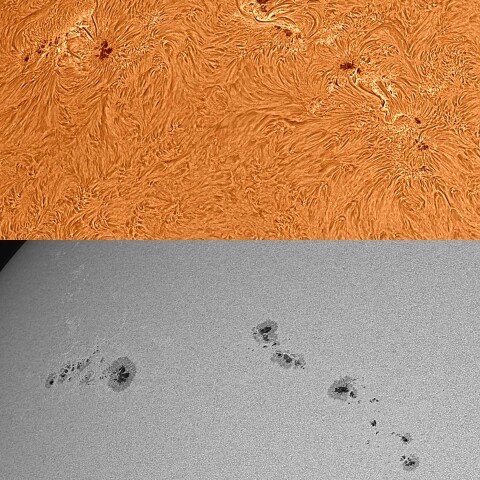 太陽活動領域#13293&#13296&#13297 2023/05/05