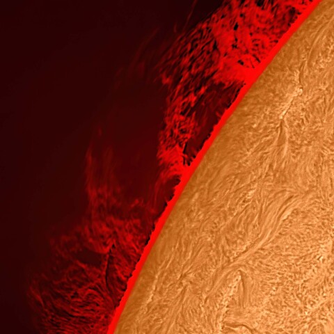 太陽プロミネンス 2023/06/07