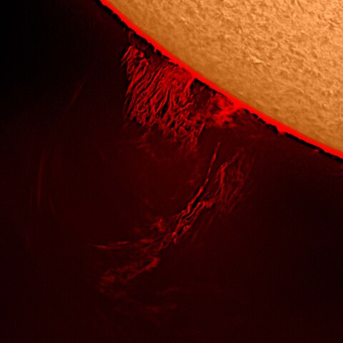 太陽プロミネンス 2023/06/25