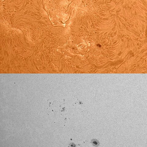 太陽活動領域13358&13359 2023/07/04