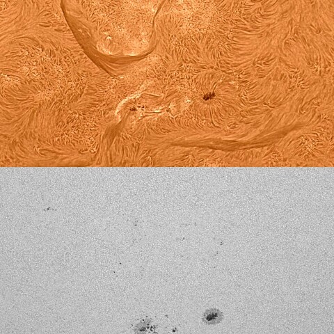 太陽活動領域13358&13359 2023/07/06