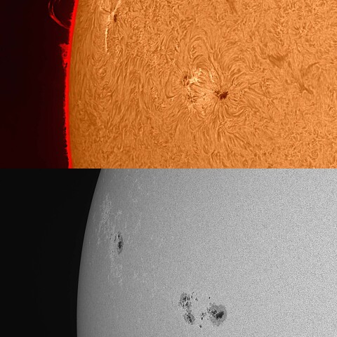 太陽活動領域13386&13387 2023/07/28