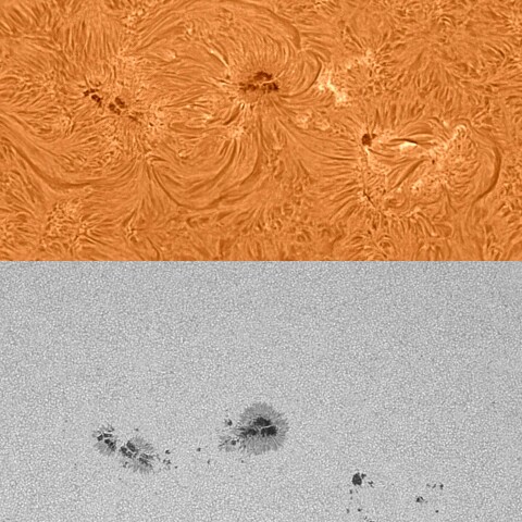 太陽活動領域13403&13409 2023/08/17