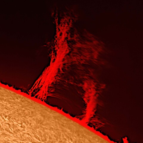 太陽プロミネンス 2023/08/18