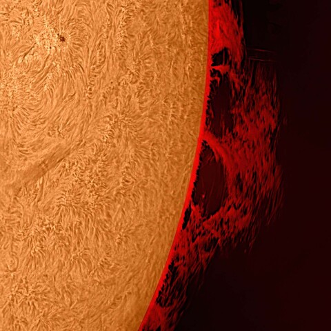 太陽プロミネンス 2023/09/15