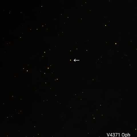 へびつかい座新星 V4371Oph