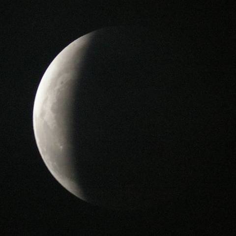 皆既月食(部分)