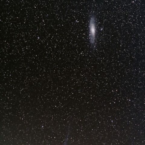 ポン・ブルックス彗星とM31