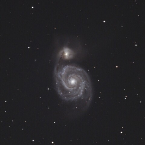 M51 子持ち銀河