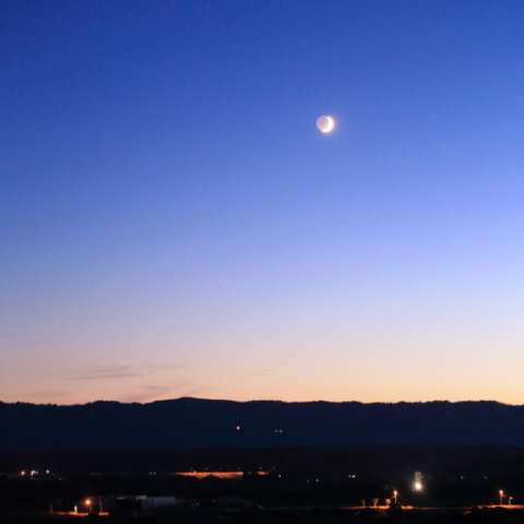 スーパー宗谷と地球照