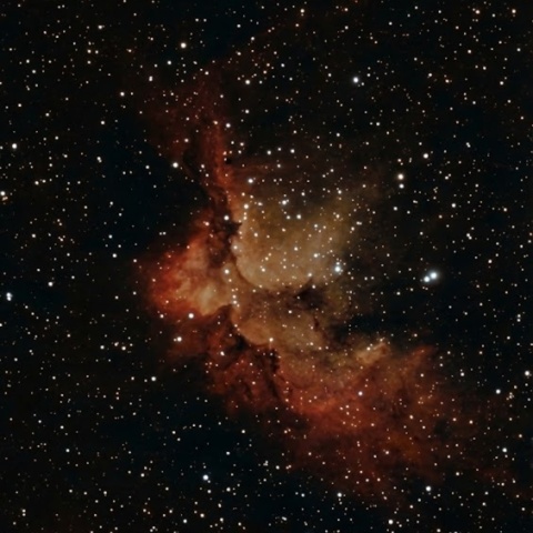 NGC7380 ウィザード星雲