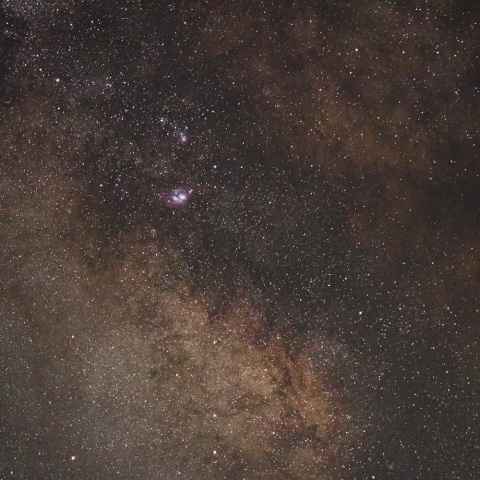 三裂星雲と干潟星雲