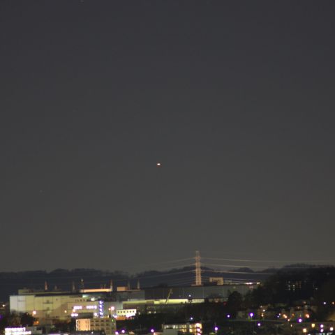 町灯りとカノープス