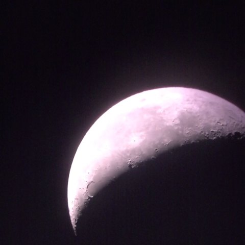 月齢23.9の月と木星