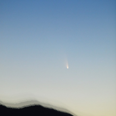 ３／１５のパンスターズ彗星