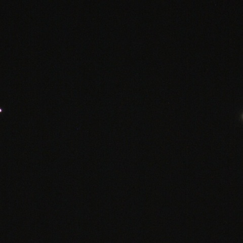 木星と金星が並ぶ