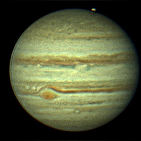 2023 8/28木星とガニメデ