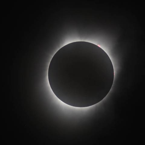 アメリカ　皆既日食