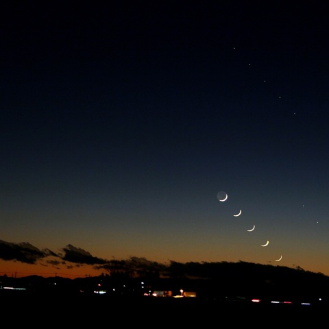 水星と月と土星