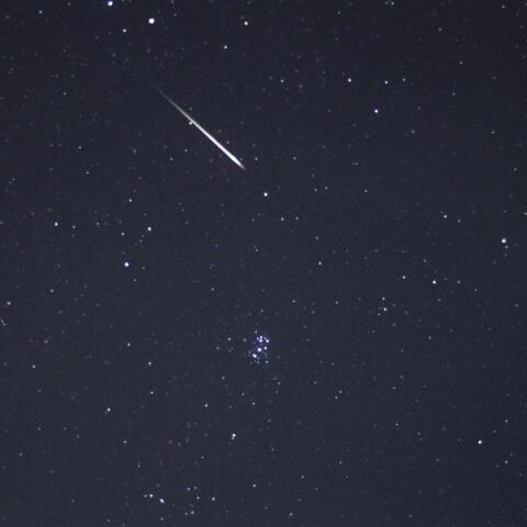 ペルセウス座流星群とすばる