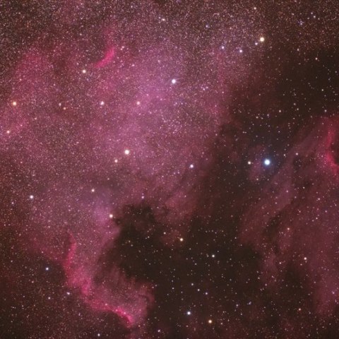 北アメリカ、ペリカン星雲