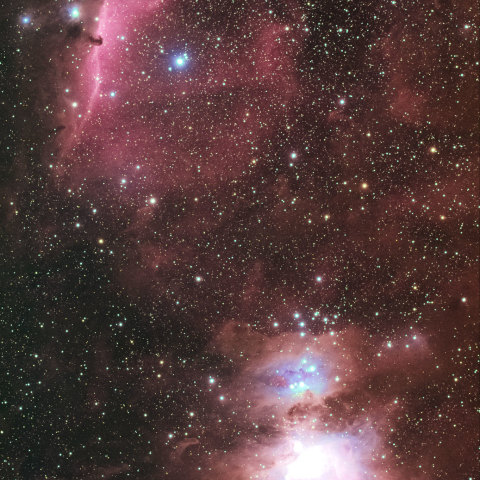 オリオン座中心部 M42～馬頭星雲