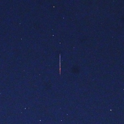 三角座付近の流星