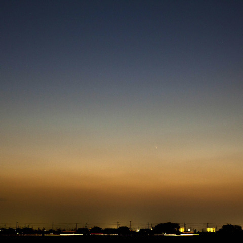 3月15日のパンスターズ彗星