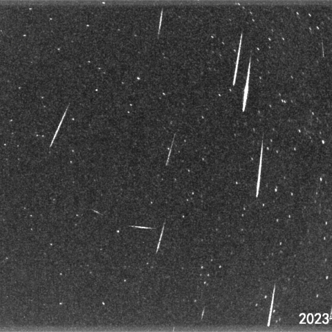 ペルセウス座流星群　2023/8/13