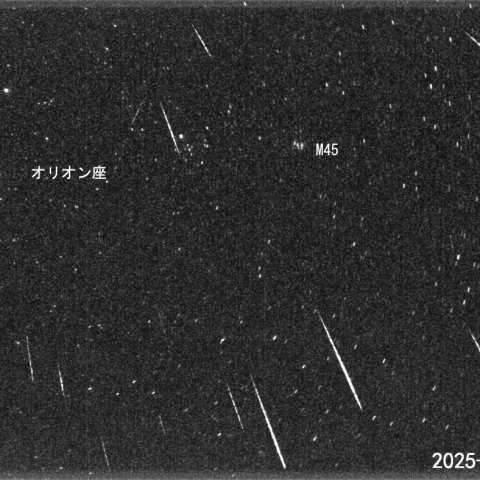 ふたご座流星群　2025/12/14