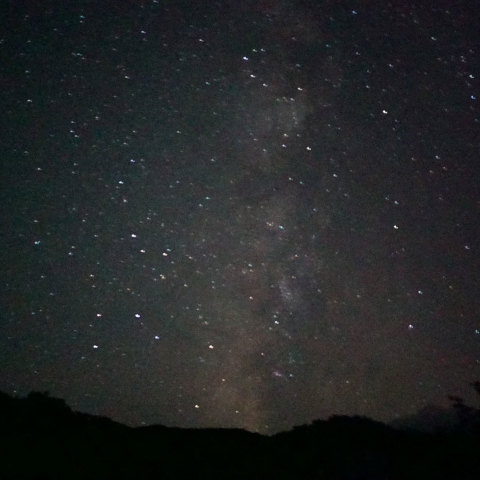 手持ちで天の川（AF)
