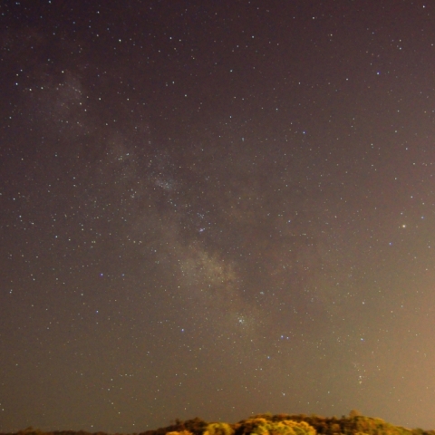 七夕に見えた天の川…