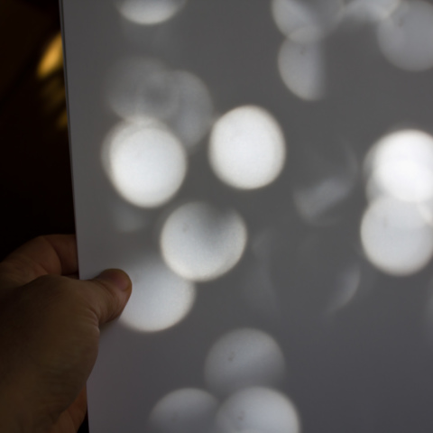 木漏れ日の太陽黒点