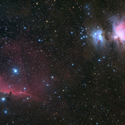 オリオン星雲付近