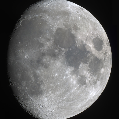 1/20の月(モザイク合成)