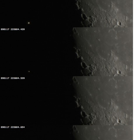 アルデバラン食の瞬間