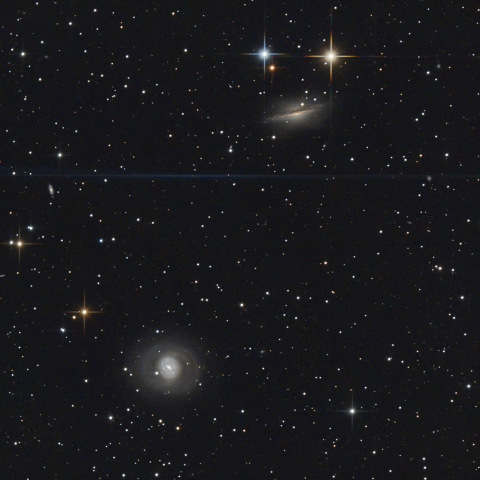 M77とNGC1055