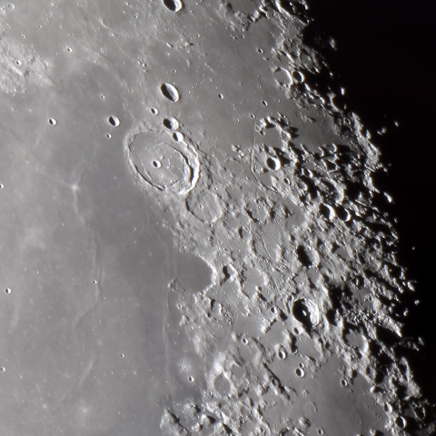 ポシドニウス付近の月面