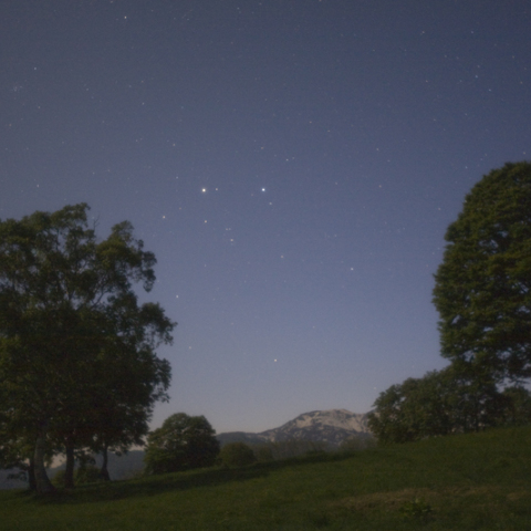 夕暮れのふたご座
