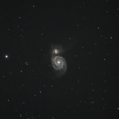 子持ち銀河（M51）