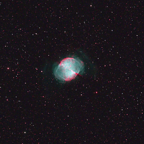 こぎつね座　M27　あれい星雲