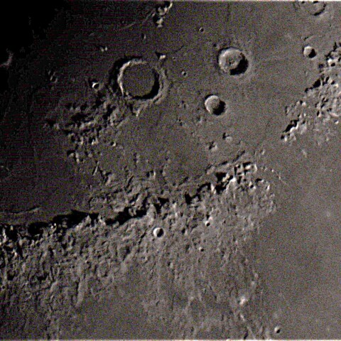 月齢8.0　アルキメデス　コーカサス山脈　アペニン山脈　エラトステネス周辺　　2023  11/21　