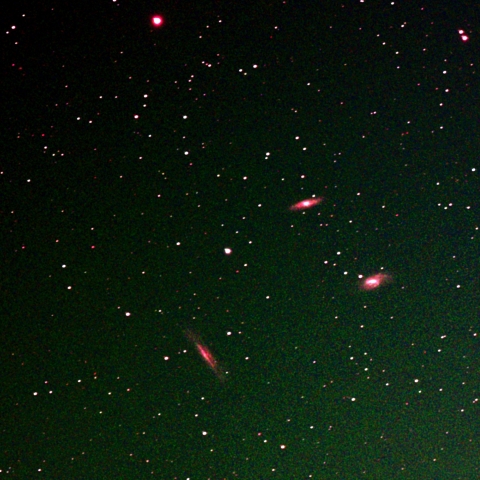 M65    M66    NGC3628    しし座の三つ子銀河　     2025　2/28
