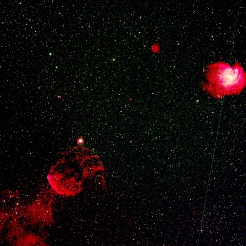 NGC2174  モンキー星雲      IC443 くらげ星雲     Ｍ35 散開星団　　　2026-2-12