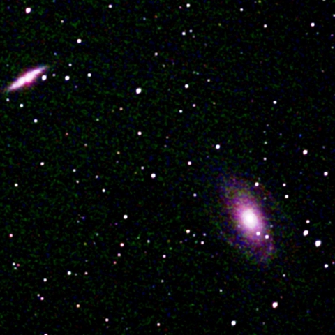 M81  ボーデの銀河　M82  葉巻銀河　　  2026-4-3
